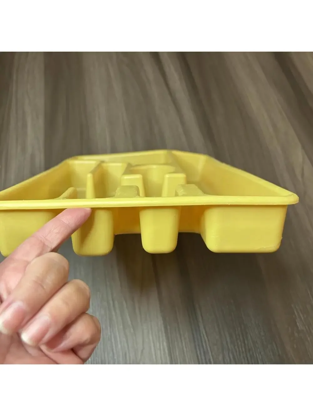 Vintage Rubbermaid Utensil Holder Mustard Yellow Plastic